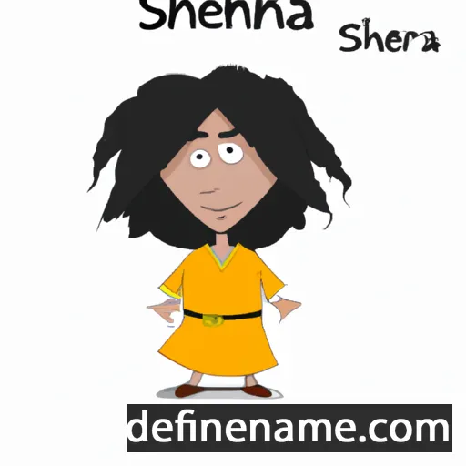 cartoon of the name Shernafas