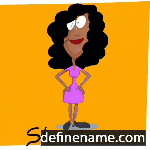 cartoon of the name Shernette