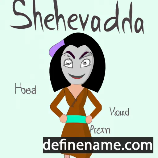 Shevardena cartoon