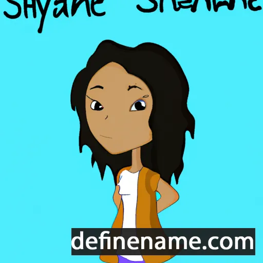 Sheyanne cartoon