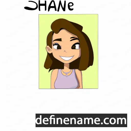 cartoon of the name Shianne