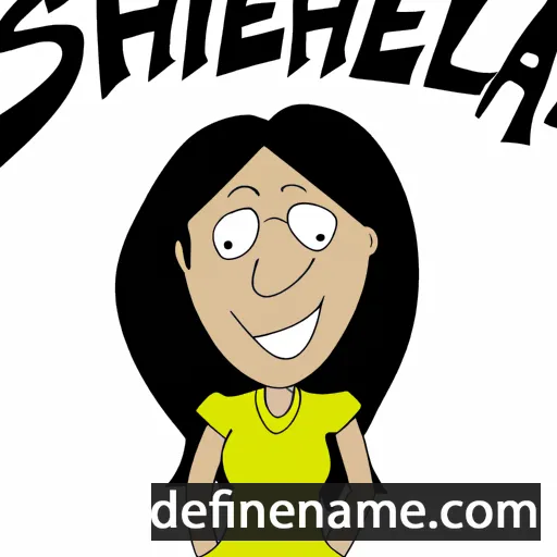 cartoon of the name Shiela