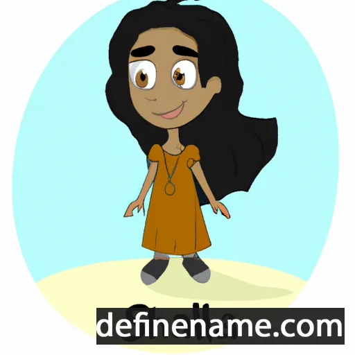 cartoon of the name Shilah