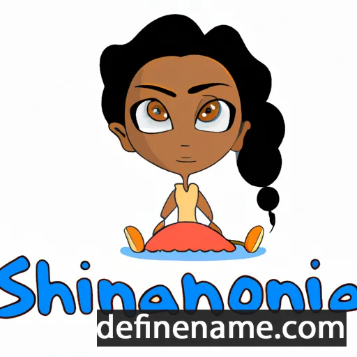 cartoon of the name Shimona