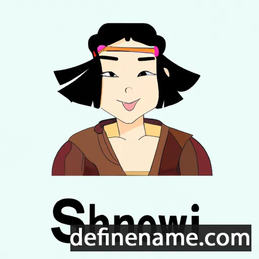 cartoon of the name Shin-won