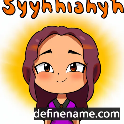 cartoon of the name Shinetuyaa