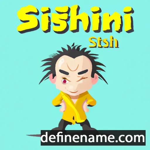 cartoon of the name Shinjitsu