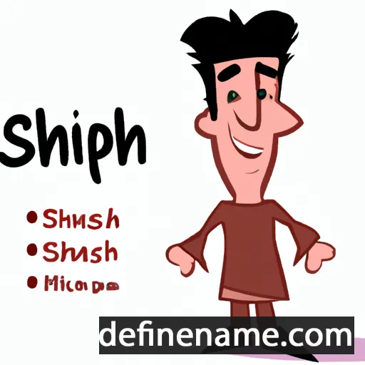 cartoon of the name Shiraz