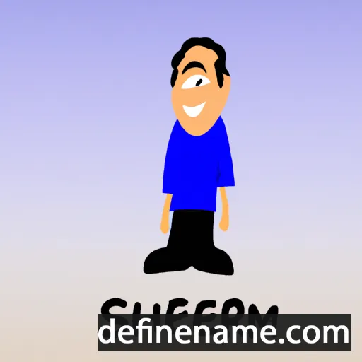 cartoon of the name Shirem