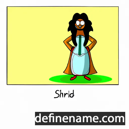 cartoon of the name Shirindari