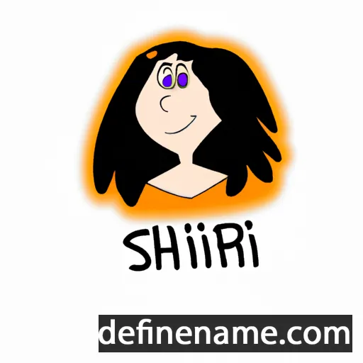 cartoon of the name Shirli