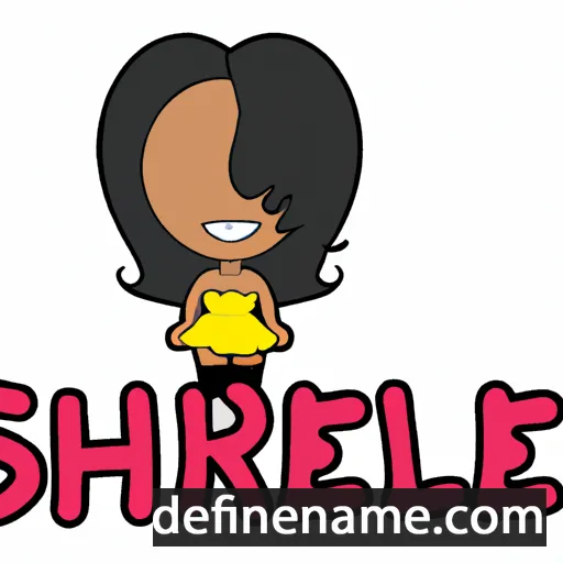 cartoon of the name Shirlie