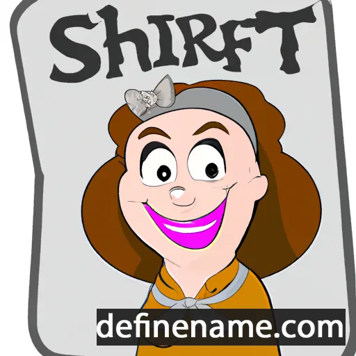 cartoon of the name Shirret