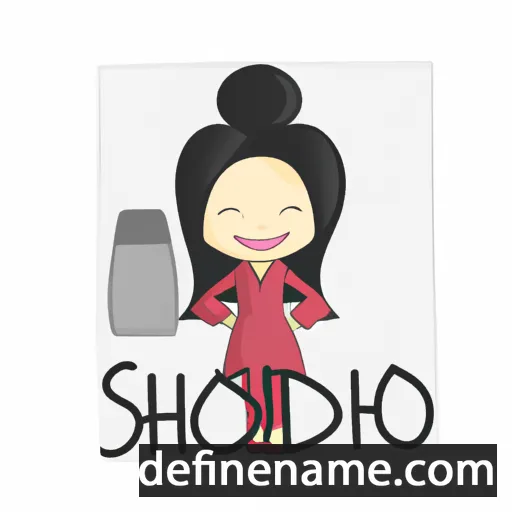 cartoon of the name Shiseido