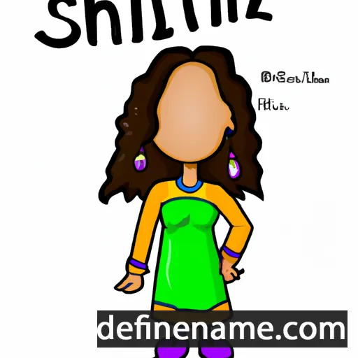 cartoon of the name Shital