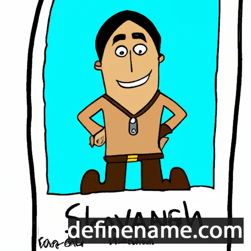 cartoon of the name Shivaughn