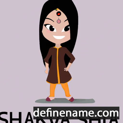 cartoon of the name Shivika