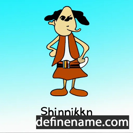 cartoon of the name Shkelqim