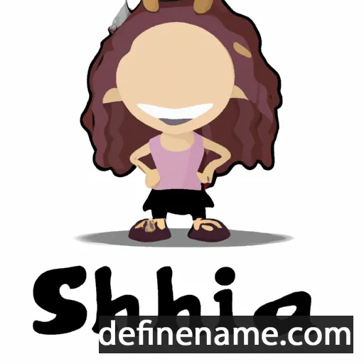 cartoon of the name Shlila