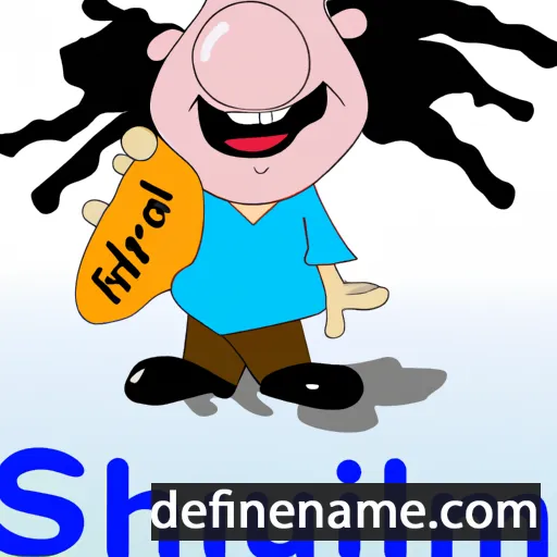 cartoon of the name Shmul