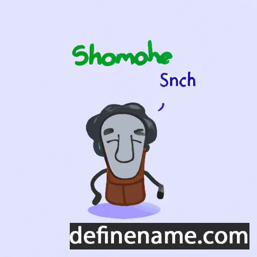 cartoon of the name Shodmehr