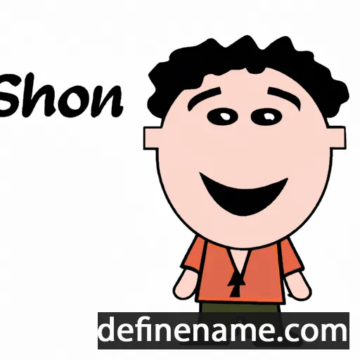 cartoon of the name Shoham