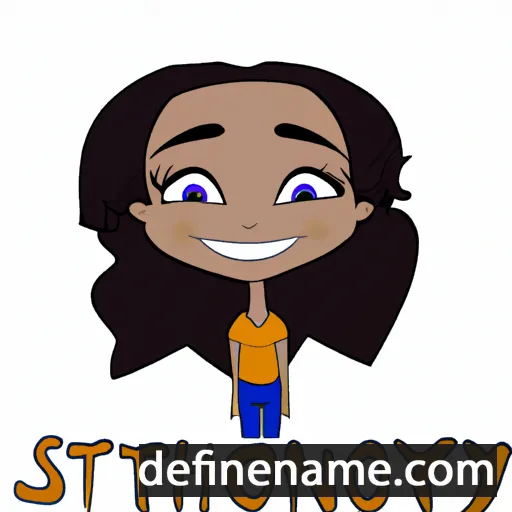 cartoon of the name Shontay