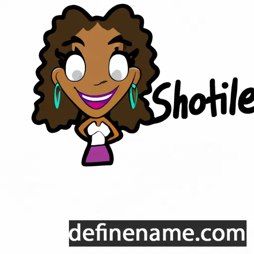 cartoon of the name Shontell