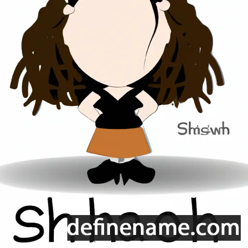 cartoon of the name Shoshanah