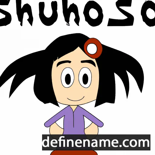 cartoon of the name Shouko