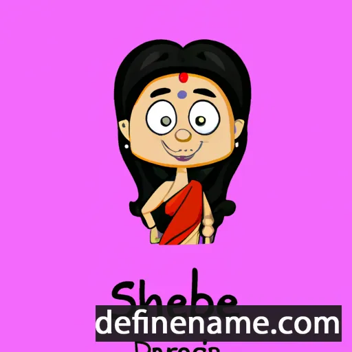 cartoon of the name Shreedevi