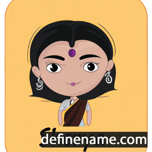 cartoon of the name Shreeya