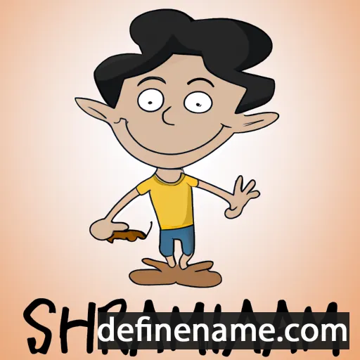 cartoon of the name Shriman