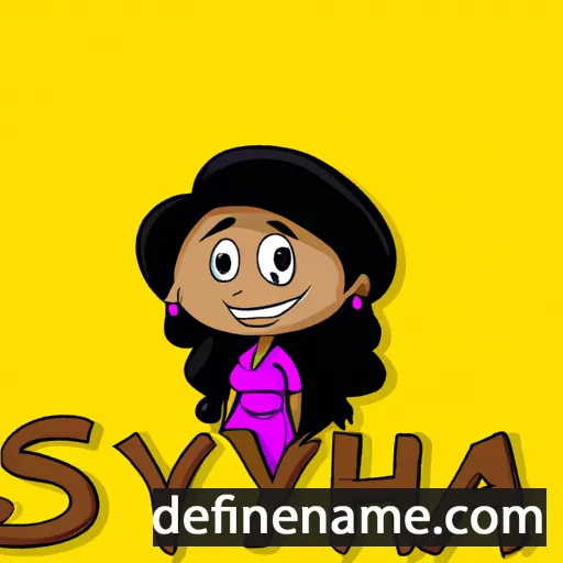 cartoon of the name Shriya