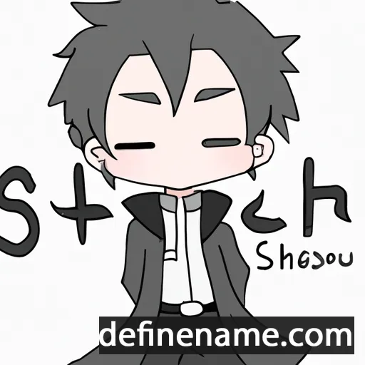 cartoon of the name Shuichirou