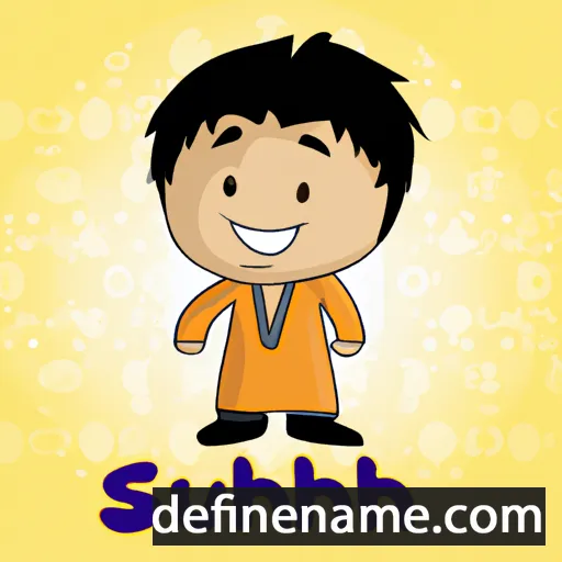 cartoon of the name Shuja