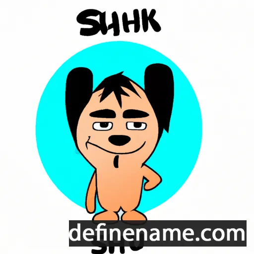 cartoon of the name Shuki