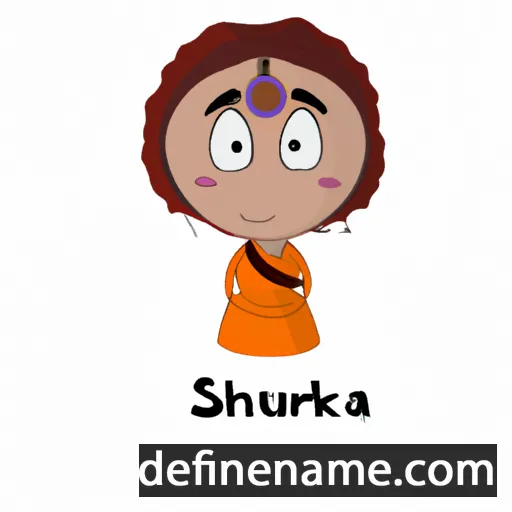 cartoon of the name Shukra