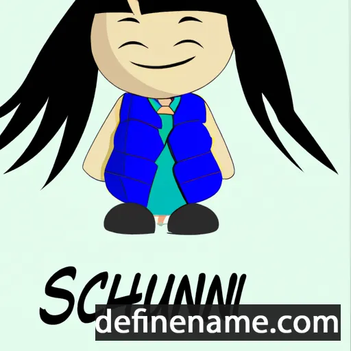 cartoon of the name Shurenchimeg