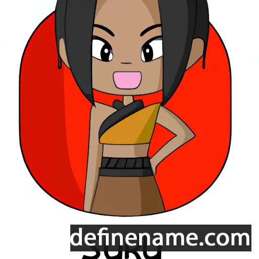 cartoon of the name Shuri