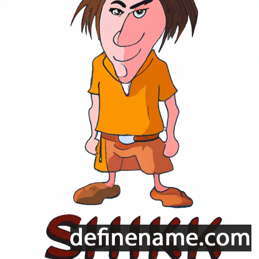 cartoon of the name Shurik