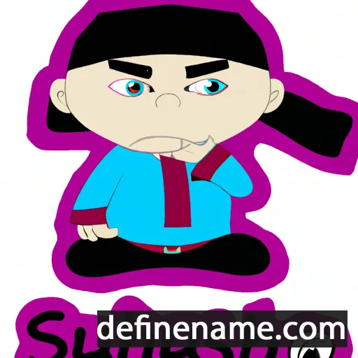 cartoon of the name Shushik