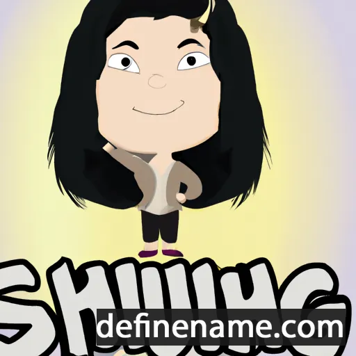 cartoon of the name Shuying