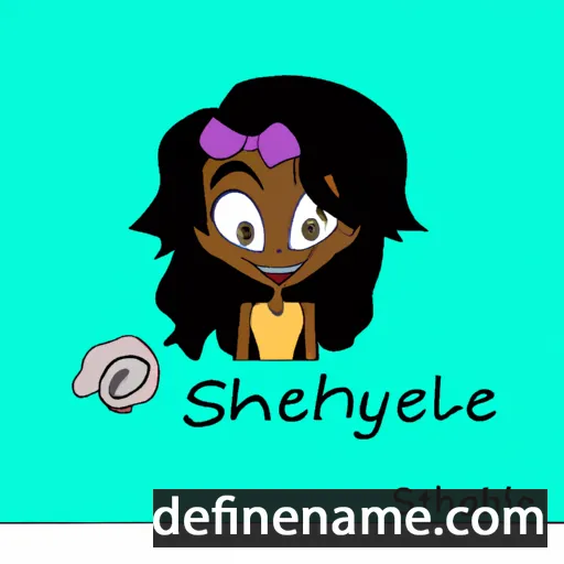 cartoon of the name Shyelle