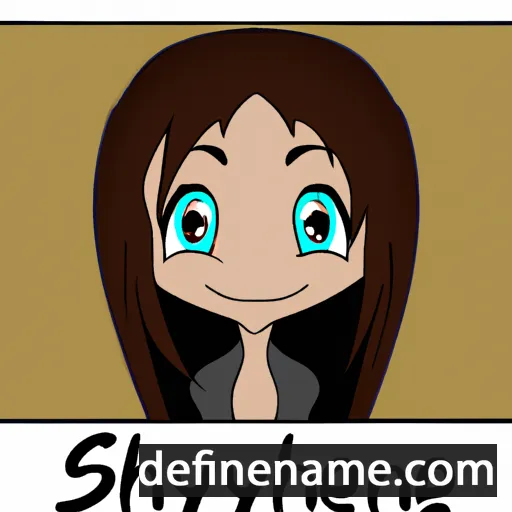 cartoon of the name Shyenne