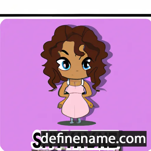 cartoon of the name Shylane