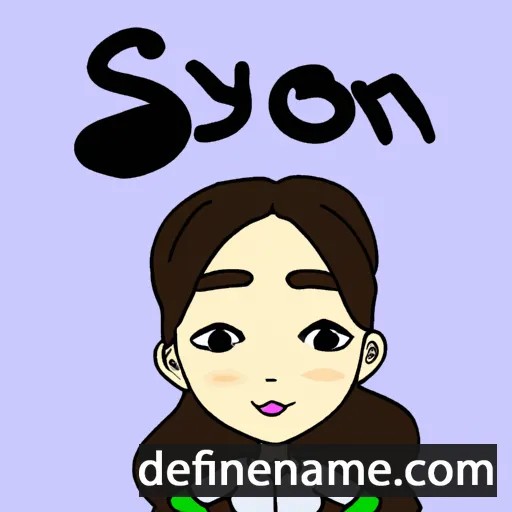 Si-hyeon cartoon