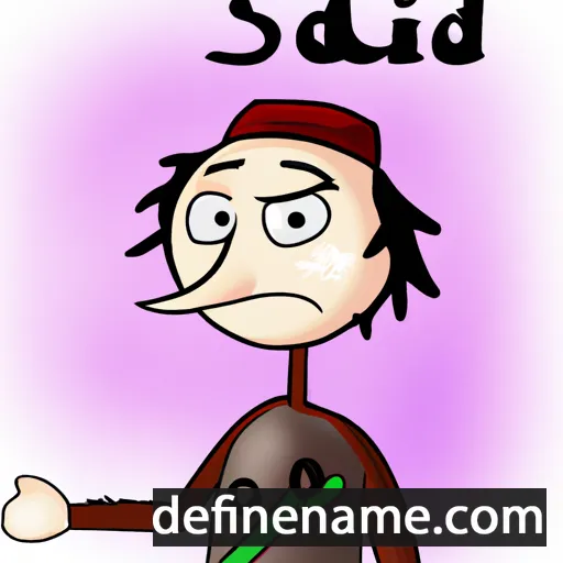 cartoon of the name Sîdar