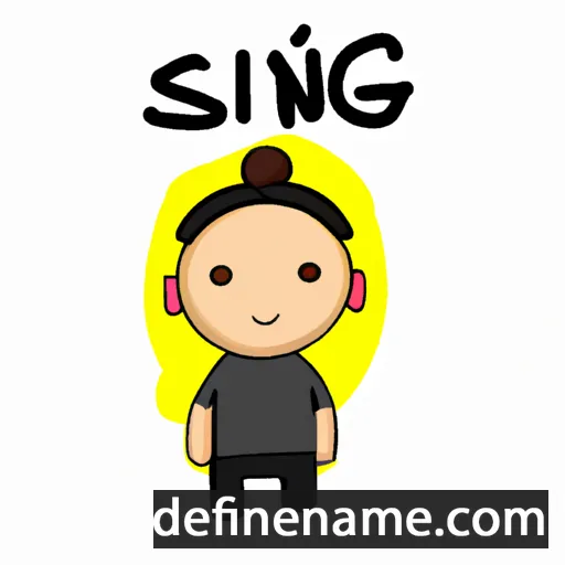 cartoon of the name Siang