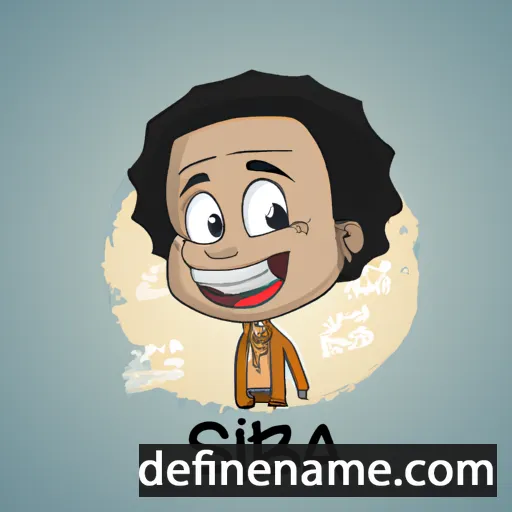 cartoon of the name Siba